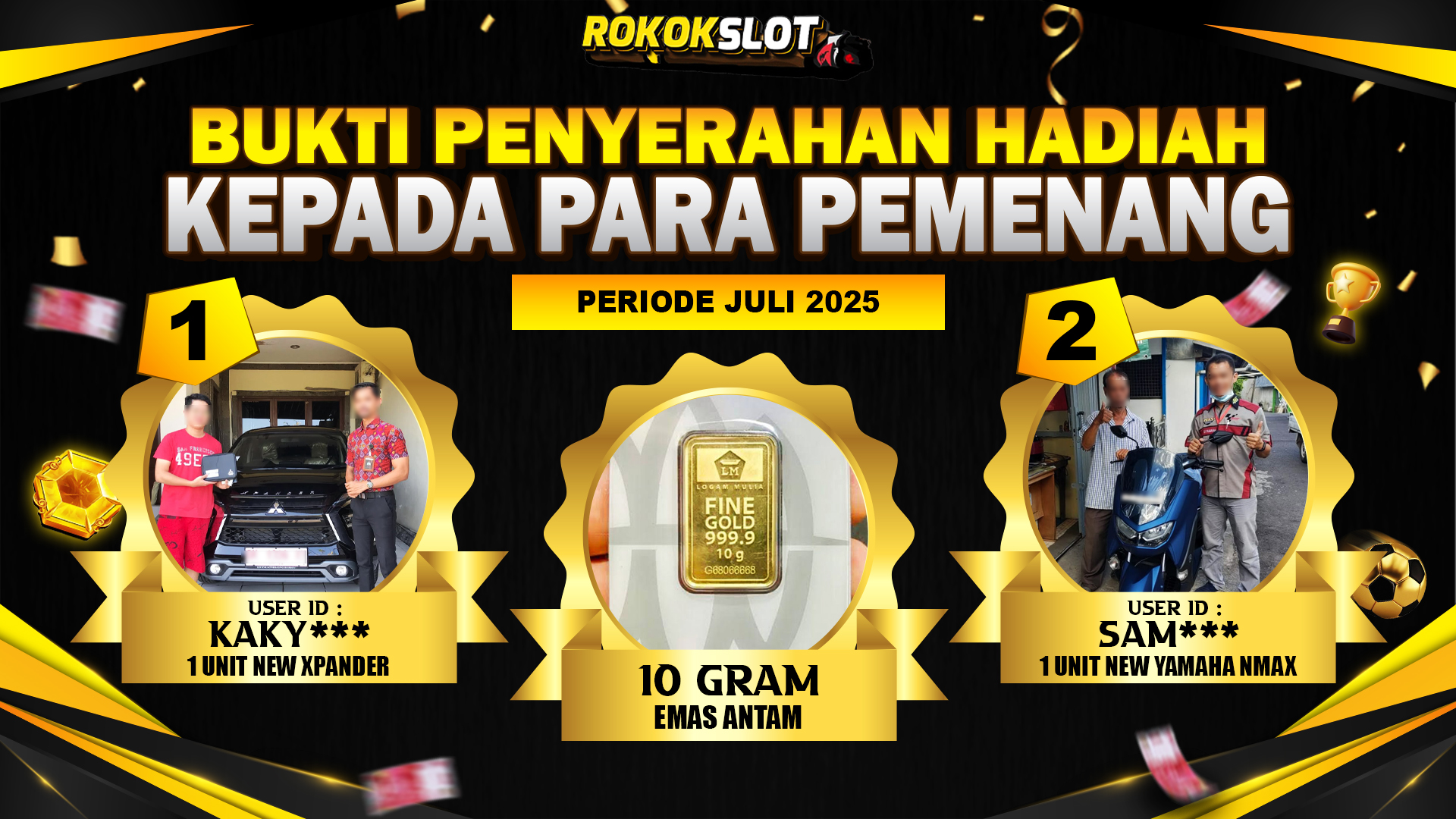 Selamat Kepada Member Setia ROKOKSLOT Sudah Memenangkan Satu Unit Mobil New Xpander